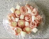 大根とか長ネギの豚巻きレンジ蒸し作り方9写真
