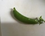 スナップエンドウ　筋取り作り方1写真