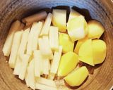 じゃがいも大根わかめのほっこりお味噌汁作り方1写真