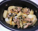 モロッコ風鶏手羽元のレモン風味蒸し作り方4写真