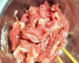 福岡県産蕾菜と牛肉のオイスターソース炒め作り方4写真