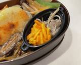 令和四年　如月24 サーモンカツ風　弁当作り方4写真