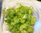 作り置き!セロリとツナ缶炒め(調味料無)作り方1写真
