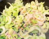 作り置き!セロリとツナ缶炒め(調味料無)作り方2写真
