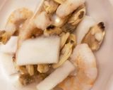 簡単和風シーフードたらこクリームパスタ作り方1写真