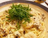 簡単和風シーフードたらこクリームパスタ作り方6写真
