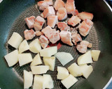 鶏ももとじゃがいものうまうまゆず胡椒炒め作り方6写真