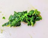 ほうれ草の和風スクランブルエッグ作り方2写真