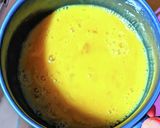 ほうれ草の和風スクランブルエッグ作り方1写真