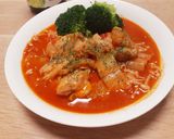 ワインに合う♪鶏肉と白菜のトマト煮作り方11写真