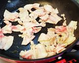 豚バラ甘辛丼。作り方2写真