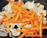 豚バラ甘辛丼。作り方3写真