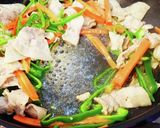 豚バラ甘辛丼。作り方5写真