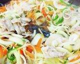 豚バラ甘辛丼。作り方7写真