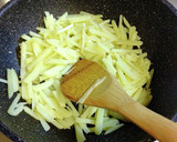 千切りじゃがいものだしバター炒め作り方4写真