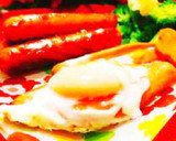 朝食に♪お洒落目玉焼き作り方5写真