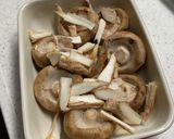しいたけのキムチマヨナッツ焼き作り方1写真