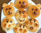 アンパンマンパンとくまパン作り方14写真