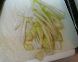 野菜を食べよう。ネギ乗せピザトースト作り方1写真