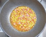 ベーコンとコーンのペペロンチーノ作り方4写真