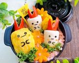 竹輪で、すみっコぐらし可愛いお弁当作り方5写真