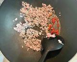 豚ひき肉と白菜のピリ辛そぼろあんかけ丼作り方3写真