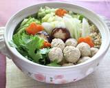 和風鶏団子入り　コラトゥーラ鍋作り方6写真
