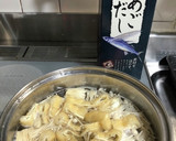 えのき　油揚げ　豆腐　味噌汁　簡単旨い作り方3写真