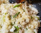セセリとアスパラのバターオムライス作り方3写真