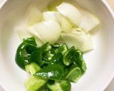 マイルド豚キムチ味豚こま大根青椒肉絲風作り方5写真