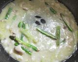 たらとアスパラのチーズソースパスタ作り方4写真