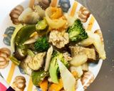 マイルド豚キムチ味豚こま大根青椒肉絲風作り方14写真