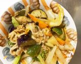 マイルド豚キムチ味豚こま大根青椒肉絲風作り方16写真