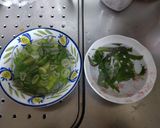 たっぷり薬味の刺身漬け丼作り方2写真