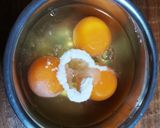 【ほうれん草の卵焼き】ある日の朝ごはん。作り方3写真
