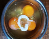 【ほうれん草の卵焼き】ある日の朝ごはん。作り方3写真