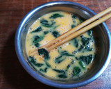 【ほうれん草の卵焼き】ある日の朝ごはん。作り方4写真