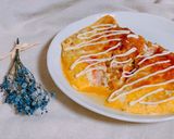 簡単♡ハムとチーズの納豆オムレツ♡作り方7写真