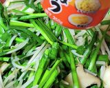 エリンギ&ニラ&もやしで炒めもの作り方8写真