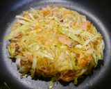 簡単！銀鮭のお好み焼き　小麦粉不要作り方5写真