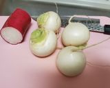 カブとレディーサラダのマリネ作り方1写真