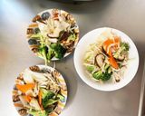もやしブロッコリー香味たれ炒味野菜炒め作り方9写真