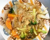 もやしブロッコリー香味たれ炒味野菜炒め作り方15写真