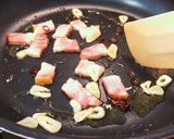 フライパン１つ☆菜の花とベーコンのパスタ作り方6写真