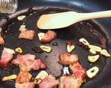 フライパン１つ☆菜の花とベーコンのパスタ作り方7写真
