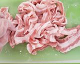 わさびじょうゆ豚カルビ丼作り方1写真