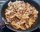 わさびじょうゆ豚カルビ丼作り方3写真