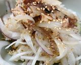 カット野菜で簡単♡サバ缶の丼（サラダ風）作り方4写真
