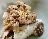 カット野菜で簡単♡サバ缶の丼（サラダ風）作り方6写真