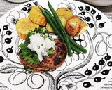 ハンバーグレシピ ロコモコ丼作り方1写真